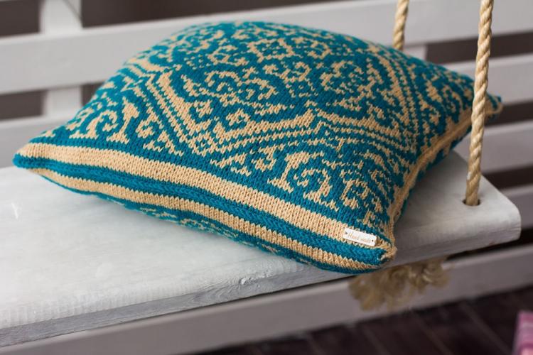 Вязаная подушка - Выкройки и идеи для декоративных подушек своими руками