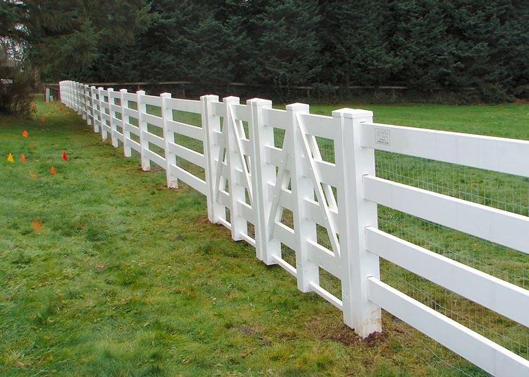 Ранчо - Деревянные заборы фото и идеи