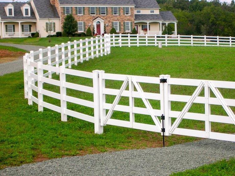 Ранчо - Деревянные заборы фото и идеи