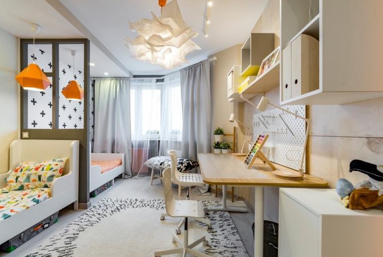 Естественное освещение - Дизайн детской для разнополых детей