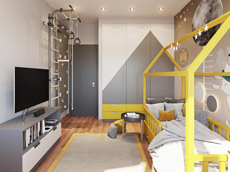 Детская комната для 6-ти летнего мальчика - дизайн интерьера