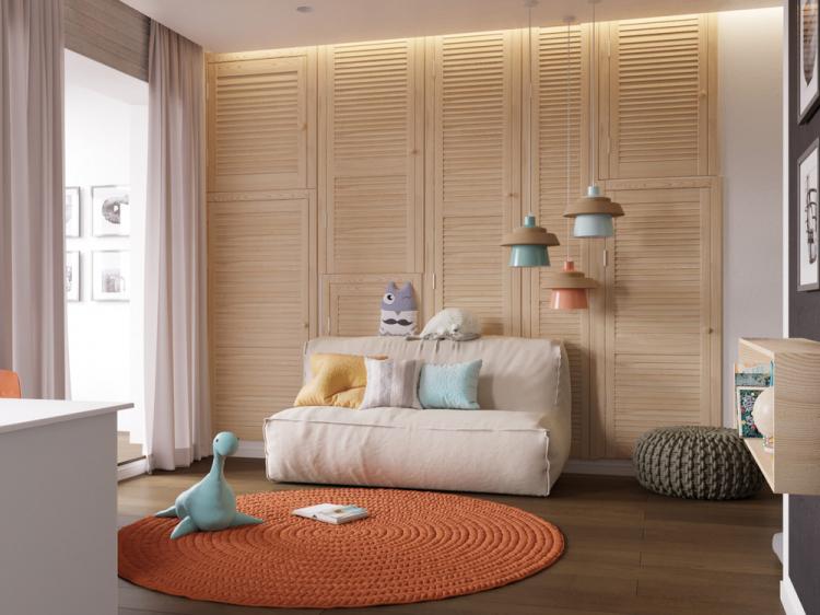 Детская комната для братьев-близнецов - дизайн интерьера