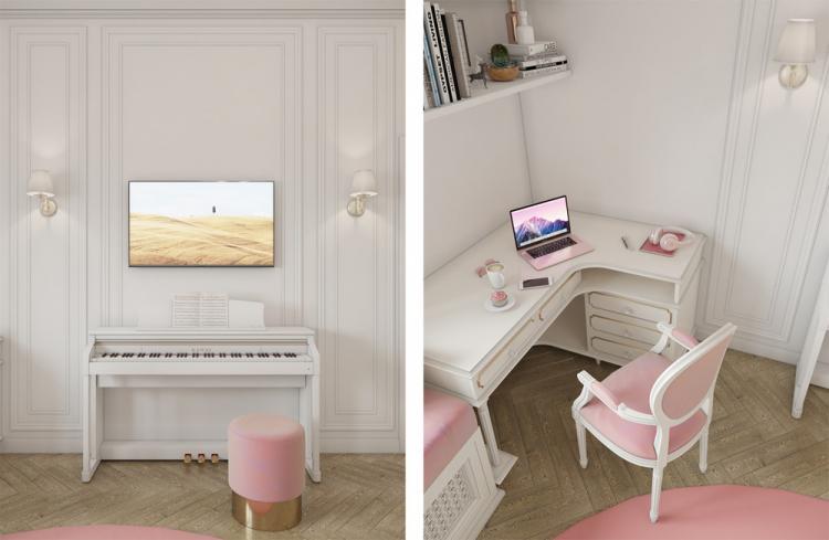 Детская комната для девочки - дизайн интерьера