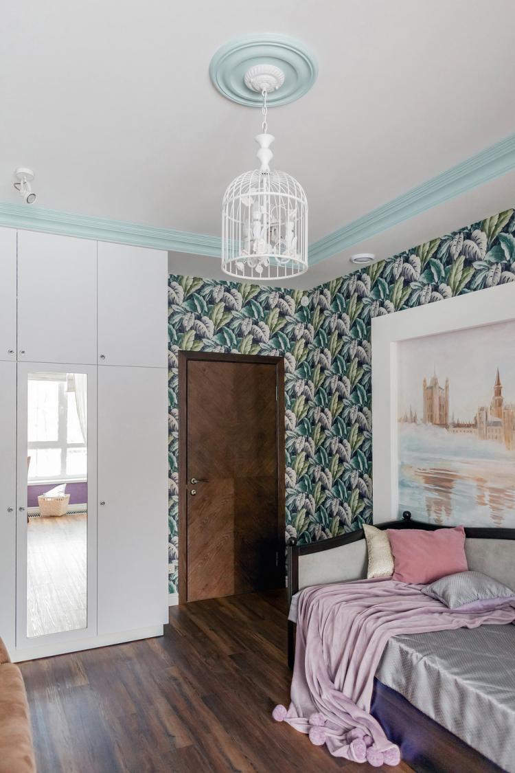 Детская комната для девочки-подростка - дизайн интерьера