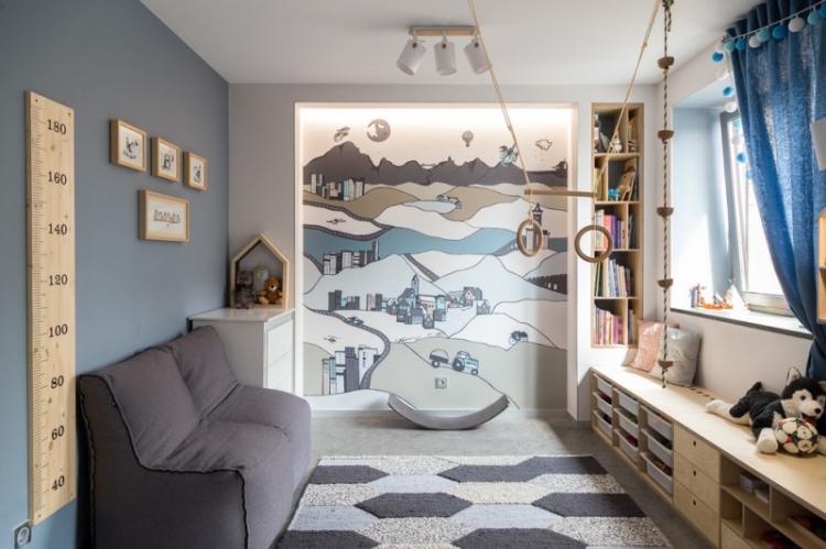 Дизайн детской комнаты для мальчика 3-5 лет