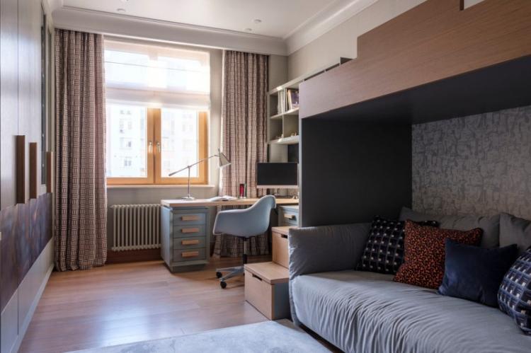 Дизайн детской комнаты для мальчика школьника