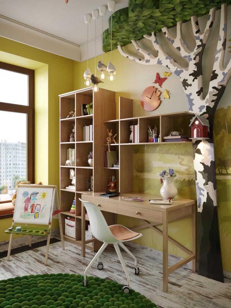 Детская комната «Милая деревня» - дизайн интерьера