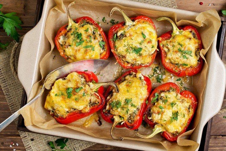 Перец с овощами - Диетические блюда рецепты