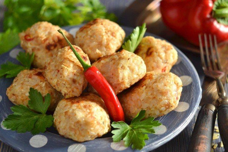 Сочные тефтели - Диетические блюда рецепты