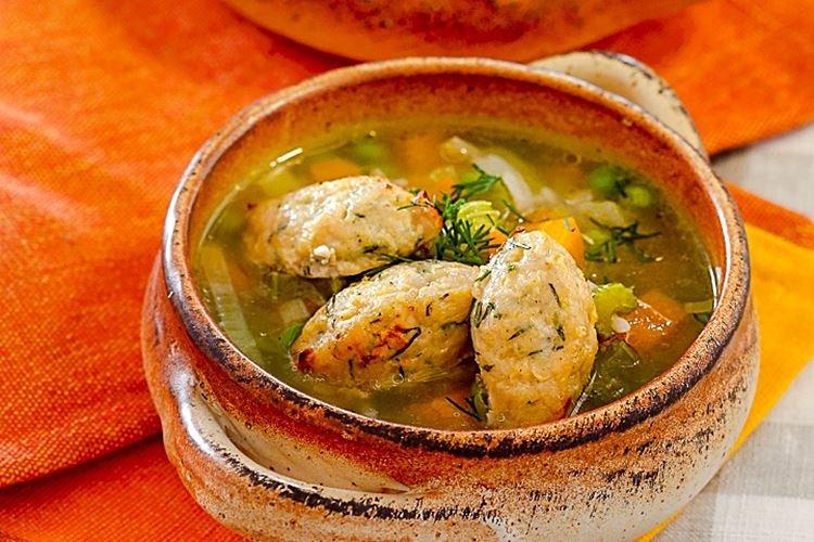 Диетический суп с рисом и кнелями - рецепты