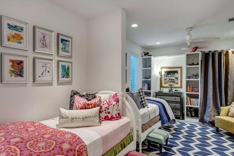 Дизайн детской комнаты для двух девочек