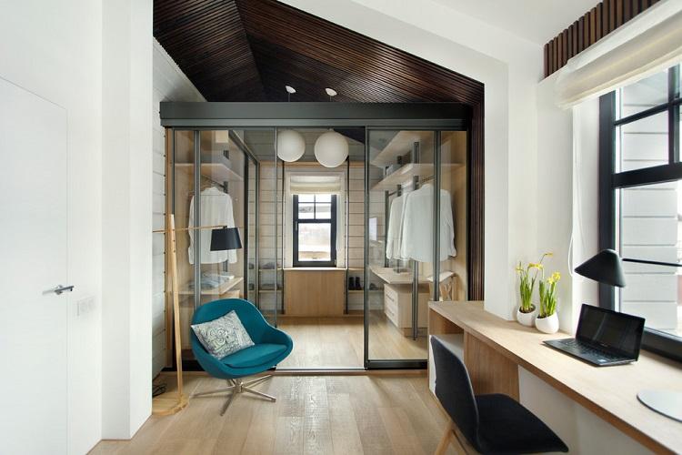 Дизайн гардеробной комнаты - фото реальных интерьеров