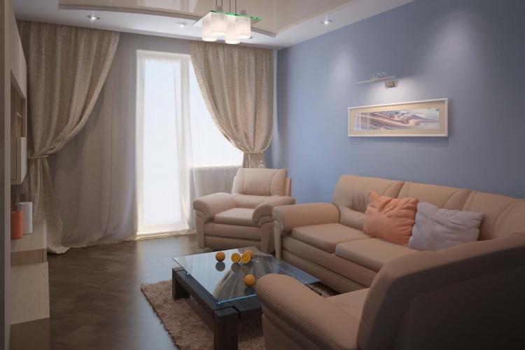 Дизайн гостиной 16 кв.м. - фото реальных интерьеров