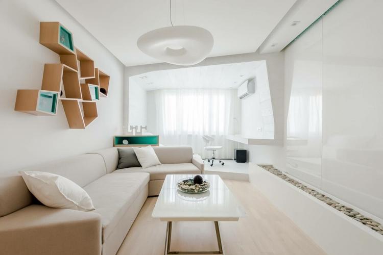 Дизайн гостиной 16 кв.м. - фото реальных интерьеров