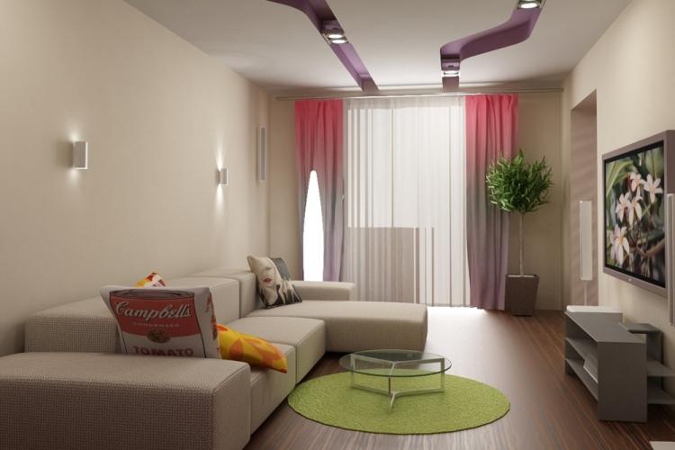 Дизайн гостиной 18 кв.м. - фото реальных интерьеров