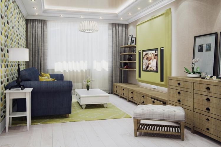 Дизайн гостиной 18 кв.м. - фото реальных интерьеров