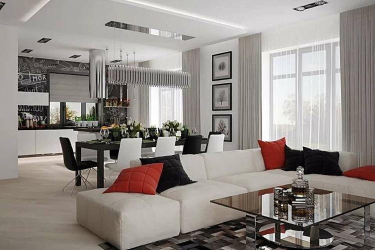 Дизайн гостиной 2021 в современном стиле