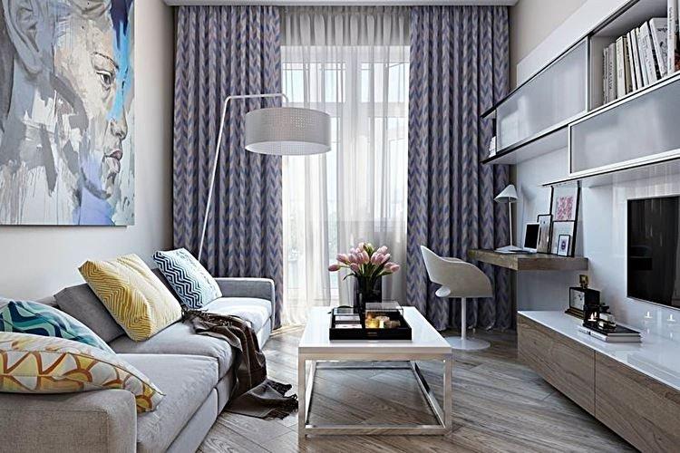 Дизайн маленькой гостиной 2021