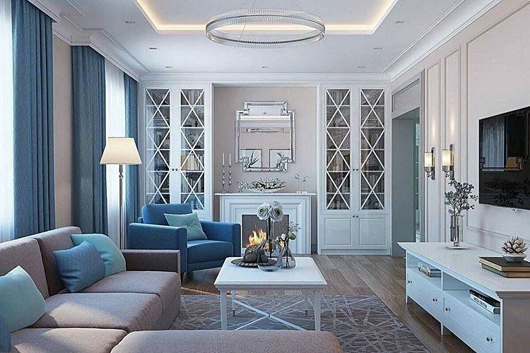 Дизайн гостиной 2021 - фото реальных интерьеров