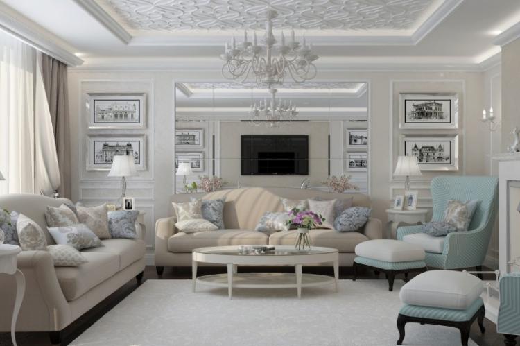 Дизайн интерьера гостиной - фото