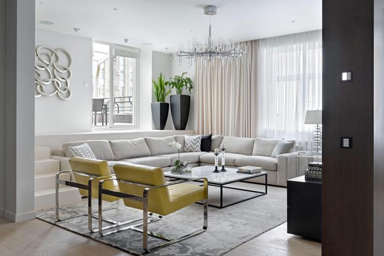 Дизайн интерьера гостиной - фото