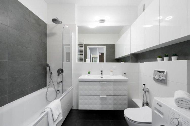 Ванная комната в стиле контемпорари - дизайн интерьера фото