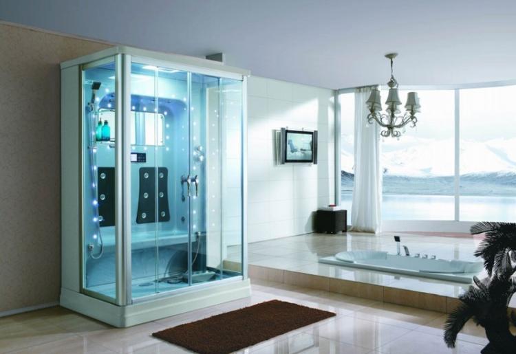 Душевая кабина - Дизайн интерьера ванной комнаты