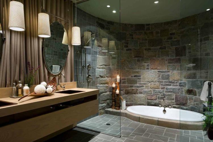 Дизайн интерьера ванной комнаты - фото