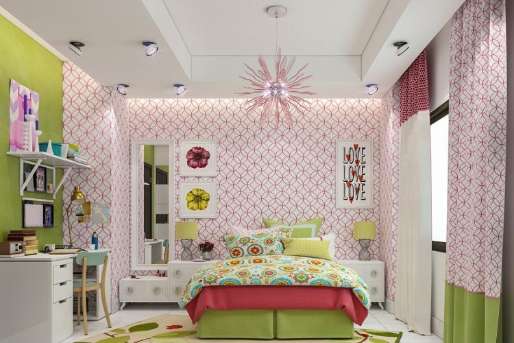 Освещение и подсветка - Дизайн комнаты для девочки-подростка