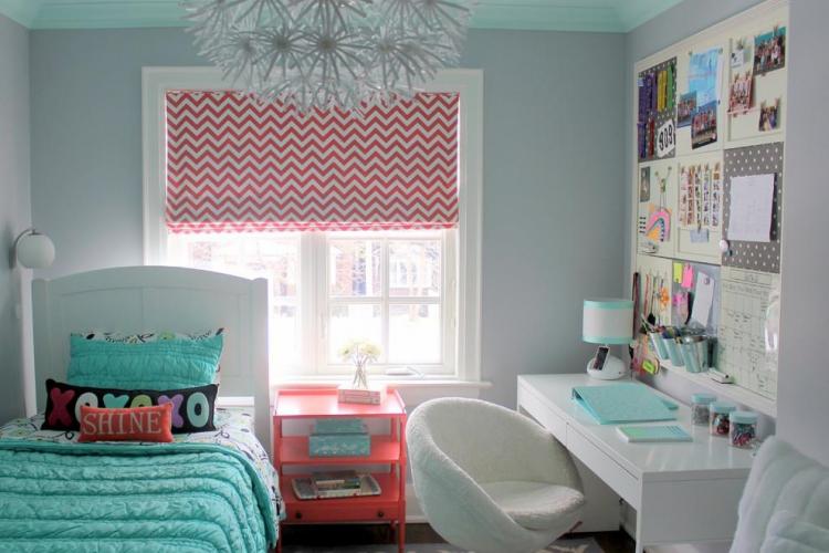 Дизайн интерьера комнаты для девочки-подростка - фото реальных интерьеров
