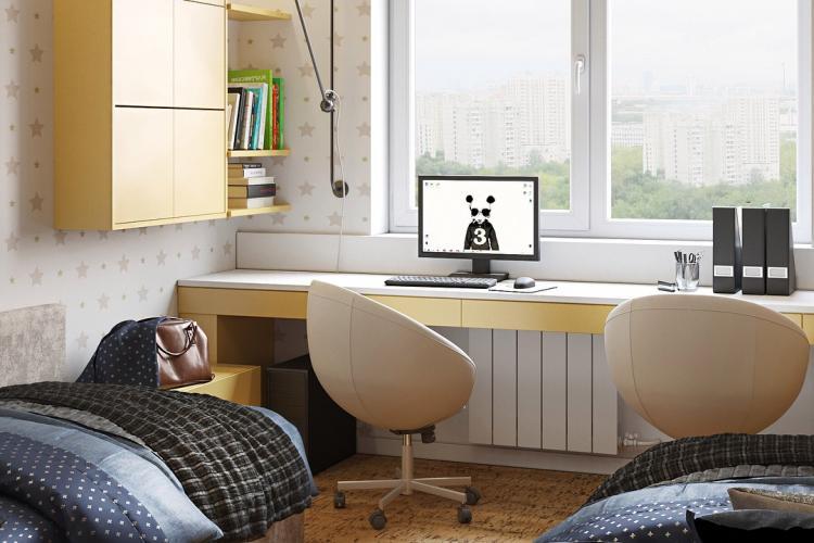 Дизайн комнаты для двух мальчиков-подростков