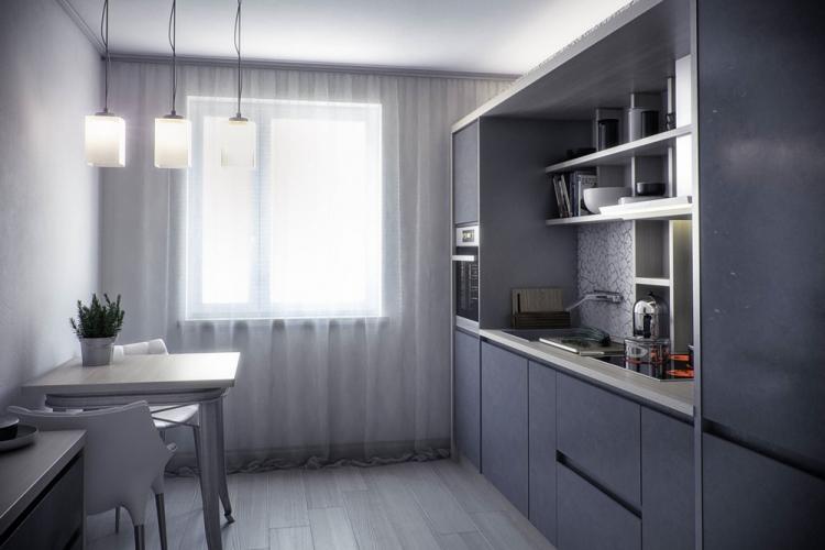 Дизайн кухни 10 кв.м. - фото реальных интерьеров