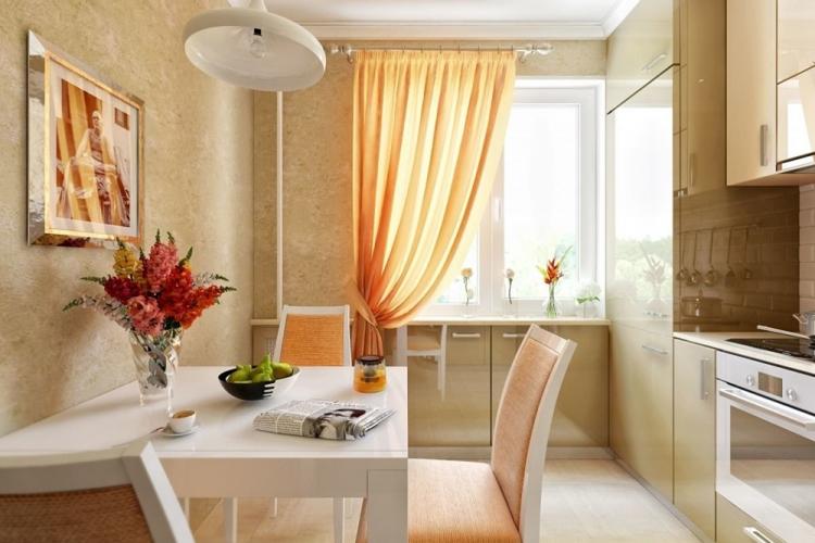 Дизайн кухни 10 кв.м. - фото реальных интерьеров