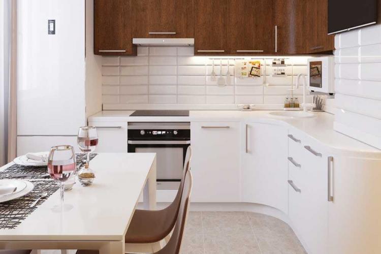 Дизайн кухни 10 кв.м. - фото реальных интерьеров