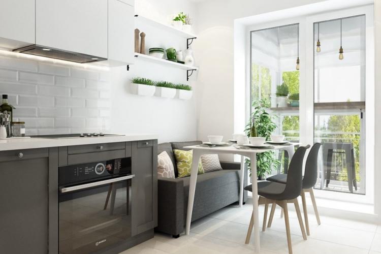 Дизайн кухни 11 кв.м. - фото реальных интерьеров