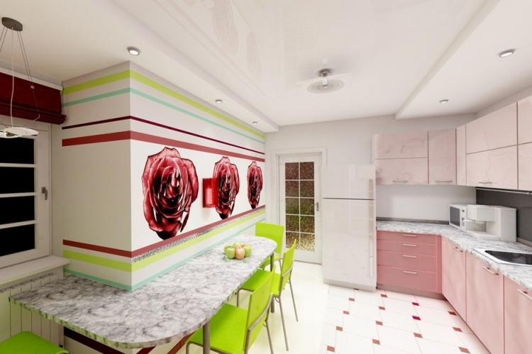 Дизайн кухни 11 кв.м. - фото реальных интерьеров