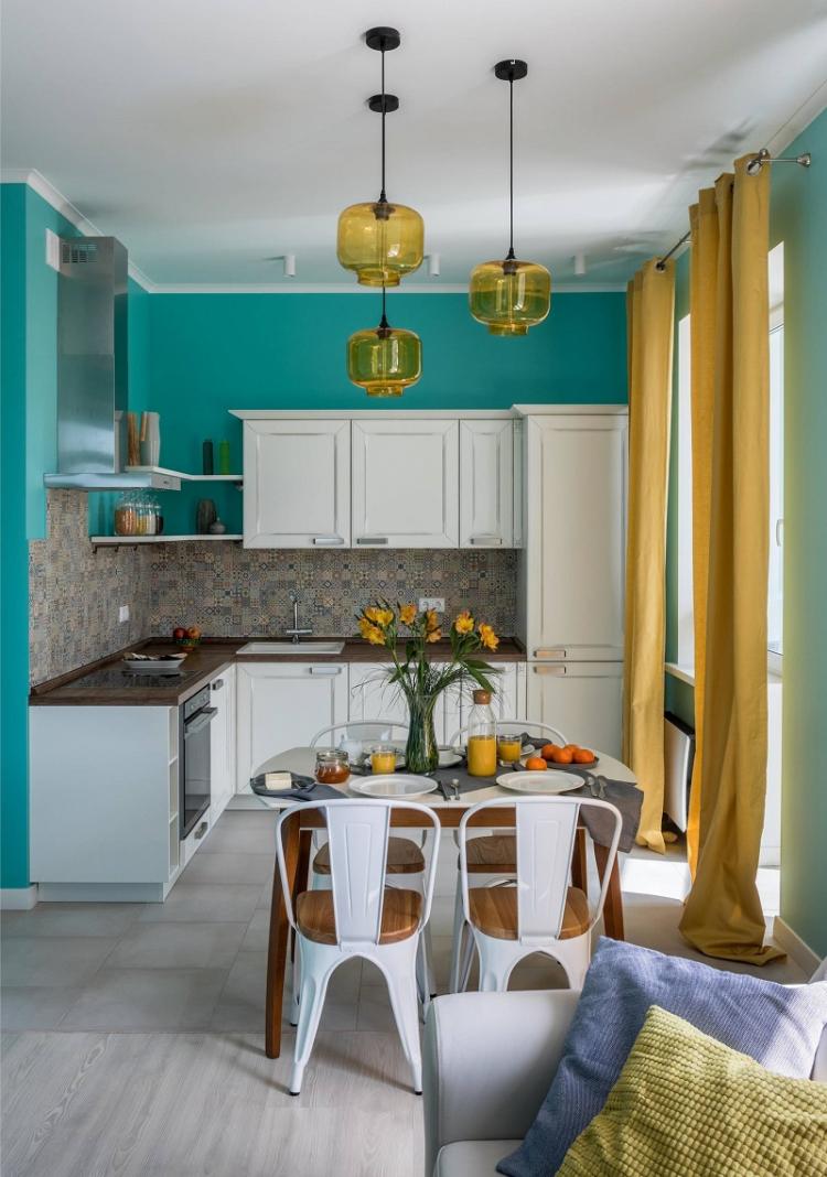 Дизайн интерьера кухни 12 кв.м. - фото реальных интерьеров