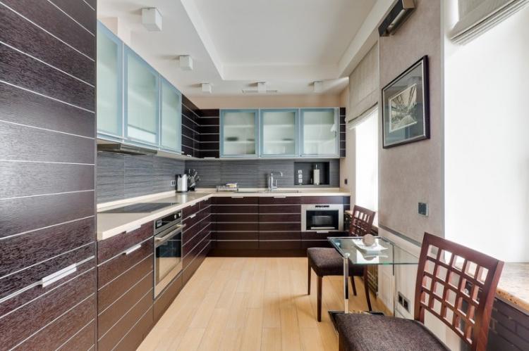 Дизайн кухни 13 кв.м. - фото реальных интерьеров