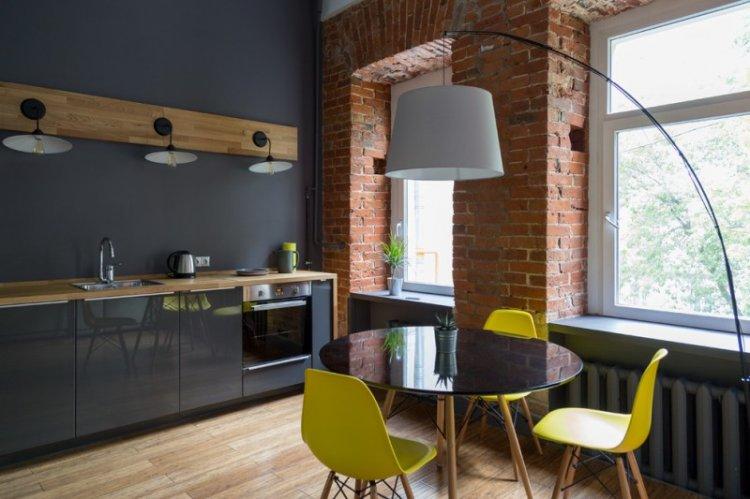 Кухня 14 кв.м - дизайн интерьера фото