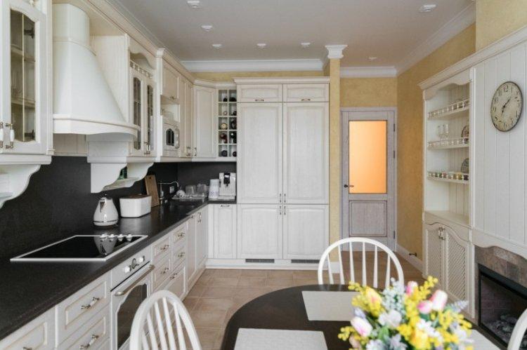 Кухня 14 кв.м - дизайн интерьера фото