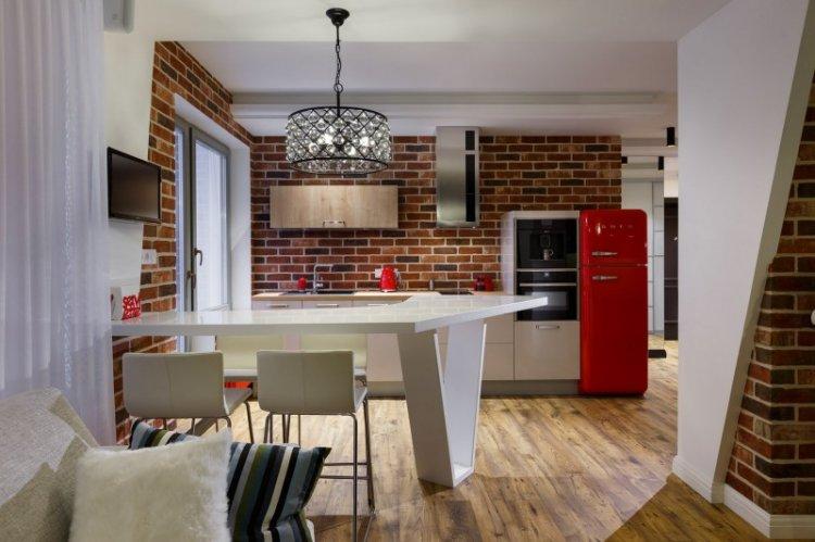 Кухня 20 кв.м. - дизайн интерьера фото