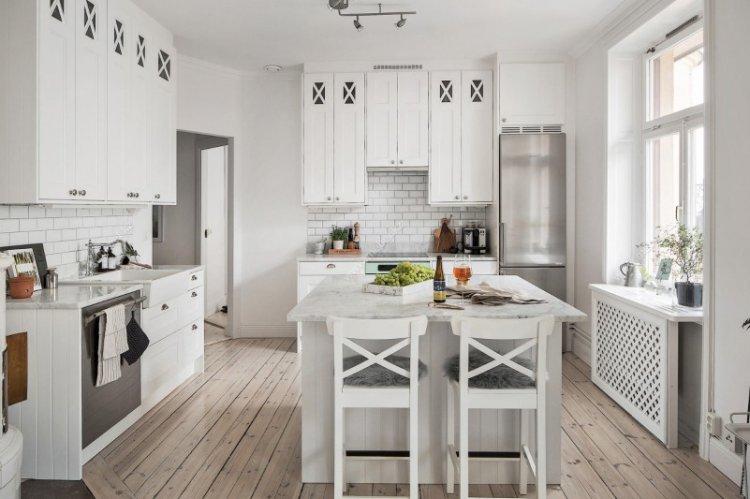 Кухня 20 кв.м. - дизайн интерьера фото