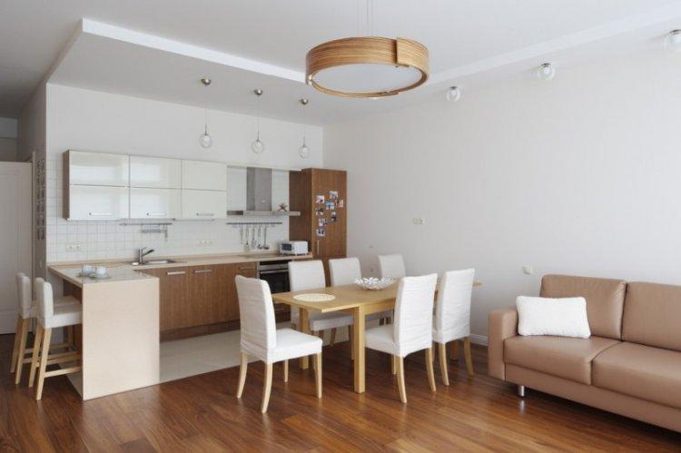 Кухня 20 кв.м. - дизайн интерьера фото