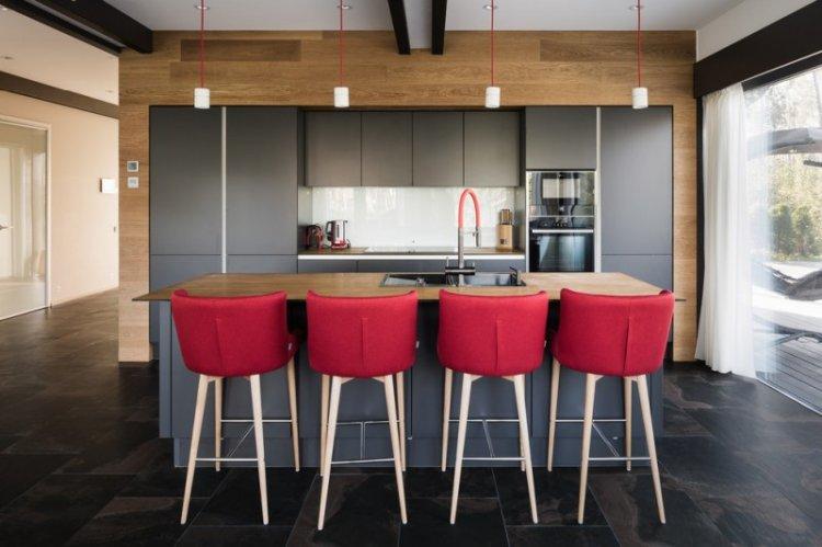 Кухня 20 кв.м. - дизайн интерьера фото