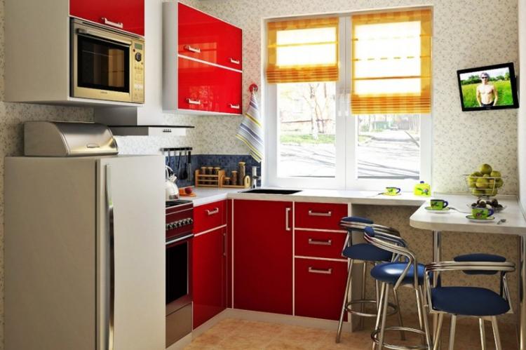Дизайн маленькой кухни 2019