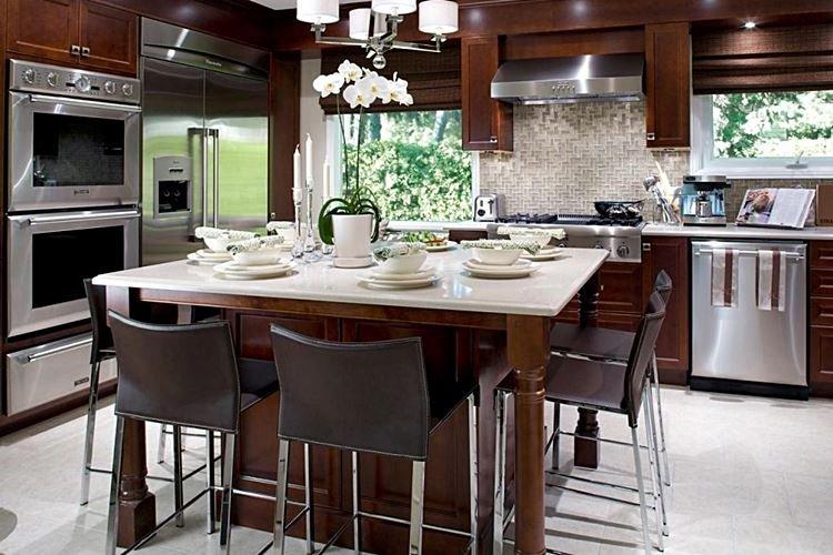 Дизайн кухни 2021 - фото реальных интерьеров