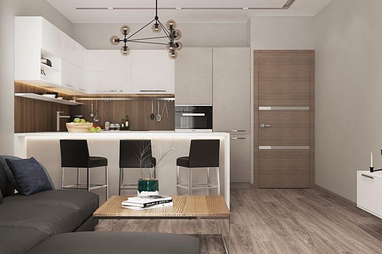 Дизайн кухни 2021 - фото реальных интерьеров