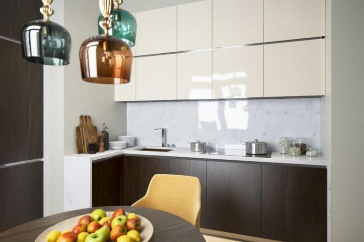 Кухня 3 на 3 метра - дизайн интерьера фото