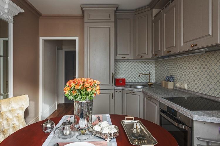 Кухня 6 кв.м. в классическом стиле - Дизайн интерьера