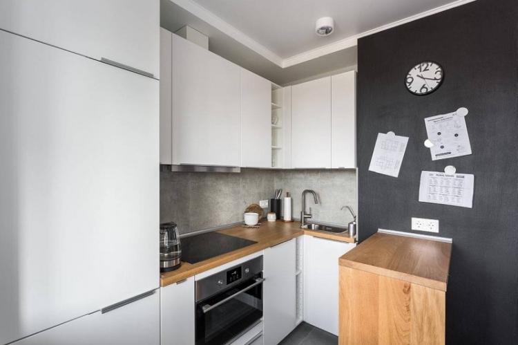 Минималистичные стили - Дизайн кухни 9 кв.м.